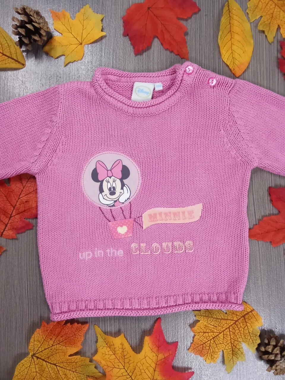 Superbe pull rose Minnie Disney 12 mois – photo 3